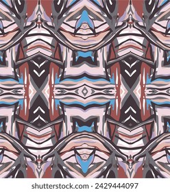Kaleidoscopic abstract chevron wallpaper pattern