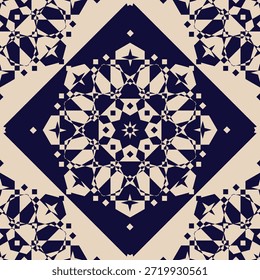 Caleidoscópico Patrón decorativo sin fisuras. Repitiendo antecedentes. Estampado de Fondo de pantalla labrable.