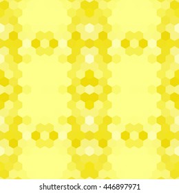 Kaleidoscopic low poly hexagon style vector mosaic background