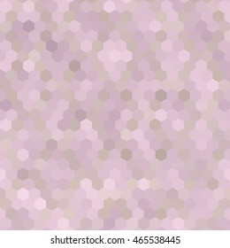 Kaleidoscopic low poly hexagon style vector mosaic background