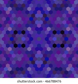Kaleidoscopic low poly hexagon style vector mosaic background