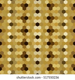 Kaleidoscopic low poly hexagon style vector mosaic background