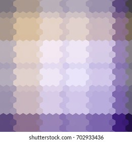 Kaleidoscopic low poly hexagon style vector mosaic background