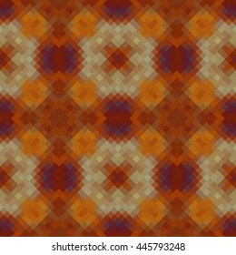 Kaleidoscopic low poly rhomb style vector mosaic background