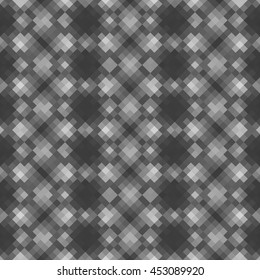 Kaleidoscopic low poly rhomb style vector mosaic background