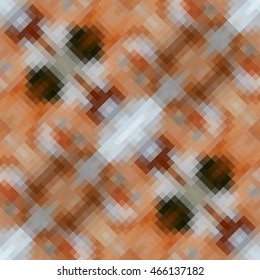 Kaleidoscopic low poly rhomb style vector mosaic background