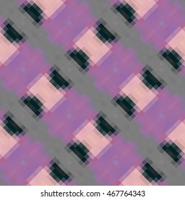 Kaleidoscopic low poly rhomb style vector mosaic background