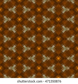 Kaleidoscopic low poly rhomb style vector mosaic background