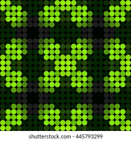 Kaleidoscopic low poly triangle style vector mosaic background