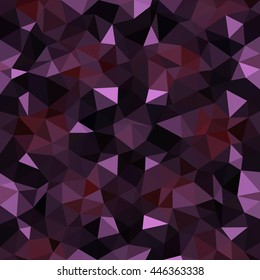 Kaleidoscopic low poly triangle style vector mosaic background