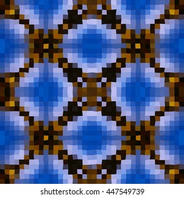 Kaleidoscopic low poly triangle style vector mosaic background