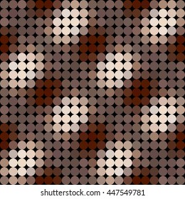 Kaleidoscopic low poly triangle style vector mosaic background