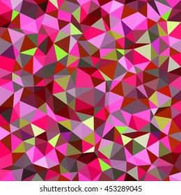 Kaleidoscopic low poly triangle style vector mosaic background