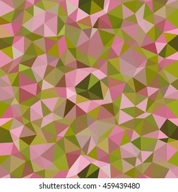 Kaleidoscopic low poly triangle style vector mosaic background