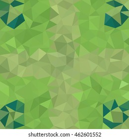 Kaleidoscopic low poly triangle style vector mosaic background