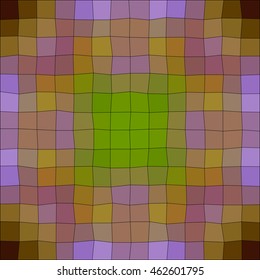 Kaleidoscopic low poly triangle style vector mosaic background