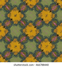 Kaleidoscopic low poly triangle style vector mosaic background