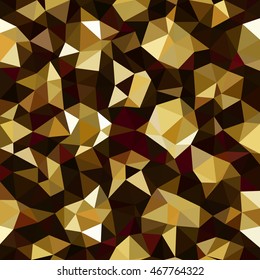 Kaleidoscopic low poly triangle style vector mosaic background