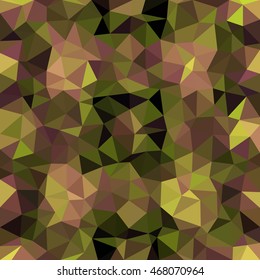 Kaleidoscopic low poly triangle style vector mosaic background