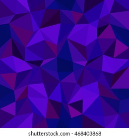 Kaleidoscopic low poly triangle style vector mosaic background