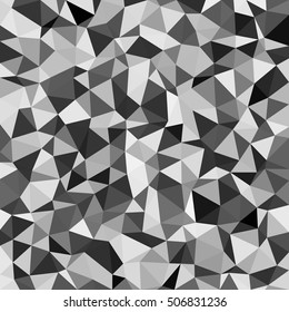 Kaleidoscopic low poly triangle style vector mosaic background