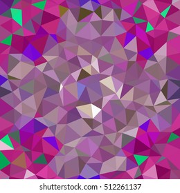 Kaleidoscopic low poly triangle style vector mosaic background
