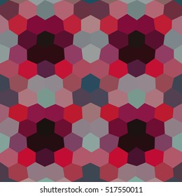 Kaleidoscopic low poly triangle style vector mosaic background