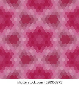 Kaleidoscopic low poly triangle style vector mosaic background