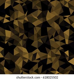 Kaleidoscopic low poly triangle style vector mosaic background