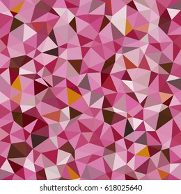 Kaleidoscopic low poly triangle style vector mosaic background