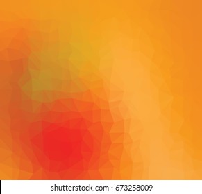 Kaleidoscopic low poly triangle style vector mosaic background