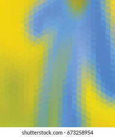 Kaleidoscopic low poly triangle style vector mosaic background