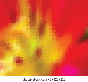 Kaleidoscopic low poly triangle style vector mosaic background