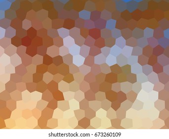 Kaleidoscopic low poly triangle style vector mosaic background