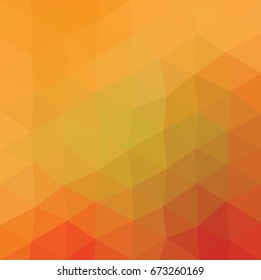 Kaleidoscopic low poly triangle style vector mosaic background