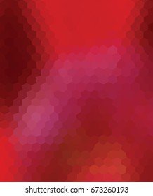 Kaleidoscopic low poly triangle style vector mosaic background