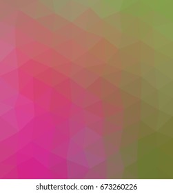 Kaleidoscopic low poly triangle style vector mosaic background