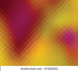 Kaleidoscopic low poly triangle style vector mosaic background