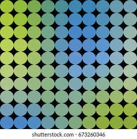 Kaleidoscopic low poly triangle style vector mosaic background
