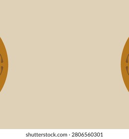Kaleidoscopic ornamental pattern in flaxen, vivid orange, bronze, sepia brown, bone, taupe gray, gunmetal, outer space, deep earth gold style