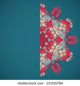 kaleidoscopic rainbow floral pattern, mandala.