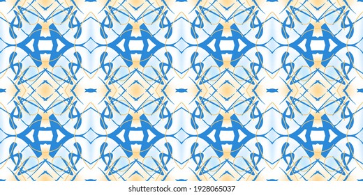 Kaleidoscopic repeating pattern. Vector design, seamless pattern, banner.