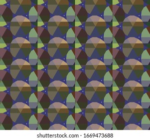 Kaleidoscopic video background. Colorful symmetric patterns.