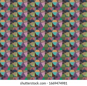 Kaleidoscopic video background. Colorful symmetric patterns.