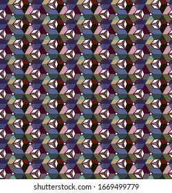 Kaleidoscopic video background. Colorful symmetric patterns.