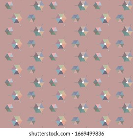 Kaleidoscopic video background. Colorful symmetric patterns.