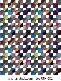 Kaleidoscopic video background. Colorful symmetric patterns.