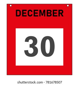 kalendar icon, vector illustration. Flat design style.