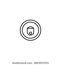kaleng atas icon illusutartion element design