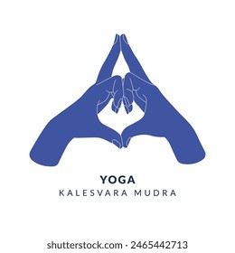 KALESVARA MUDRA. Mudras de mano de yoga potente para una salud óptima. Gestos con la mano